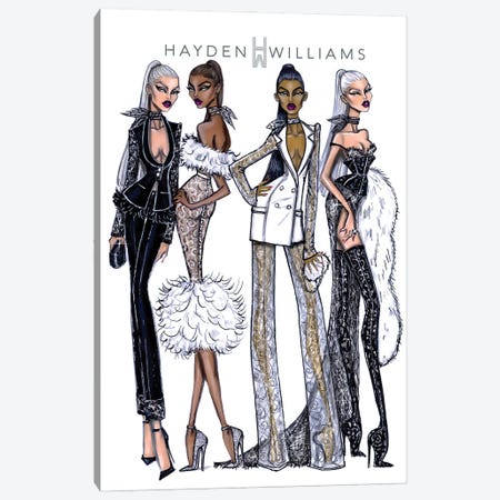 Haute Couture Canvas Print #HWI93} by Hayden Williams Canvas Artwork