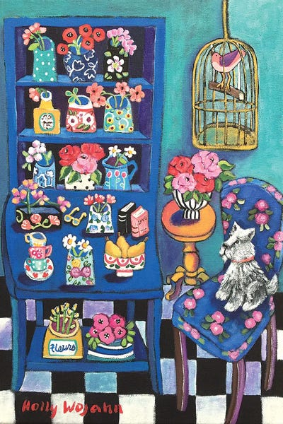 Holly Wojahn: Sitting With The Flowers by Holly Wojahn
