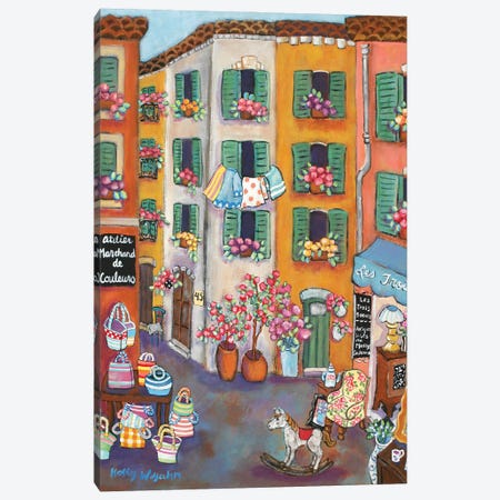 Vieux Ville Canvas Print #HWJ26} by Holly Wojahn Art Print