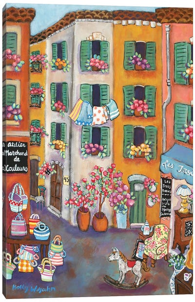 Vieux Ville Canvas Art Print - Holly Wojahn