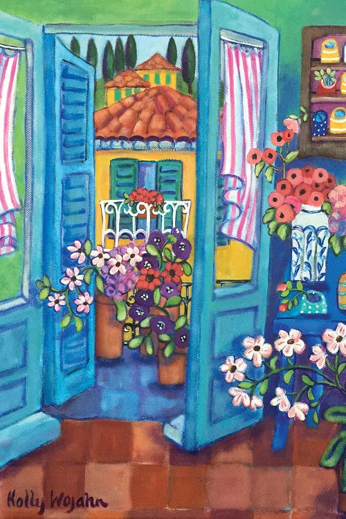 View By My Terrace by Holly Wojahn wall art