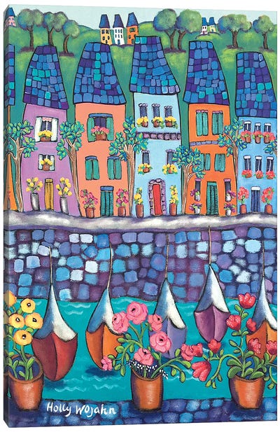 Ville Par La Port Canvas Art Print - Holly Wojahn
