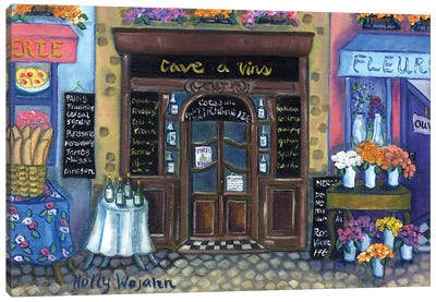 Wine Cave Canvas Art Print - Holly Wojahn
