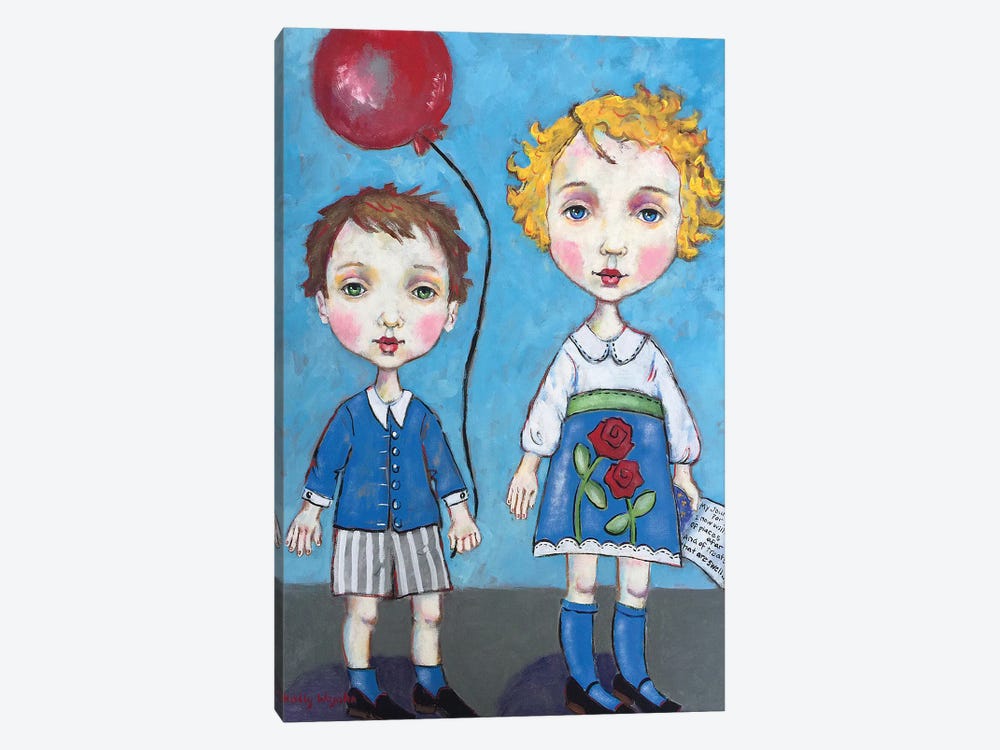 The Red Balloon by Holly Wojahn 1-piece Canvas Print