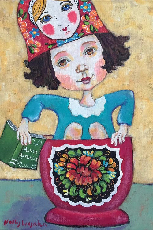 A Little Russian Literature by Holly Wojahn wall art