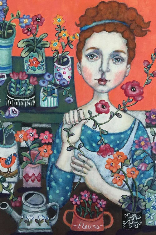 Belle Fleuriste by Holly Wojahn wall art