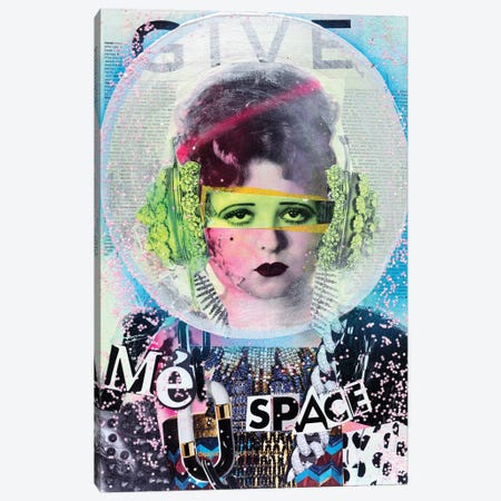 Give Me Space Canvas Print #HWS8} by HOLLYWOULD STUDIOS Canvas Art Print