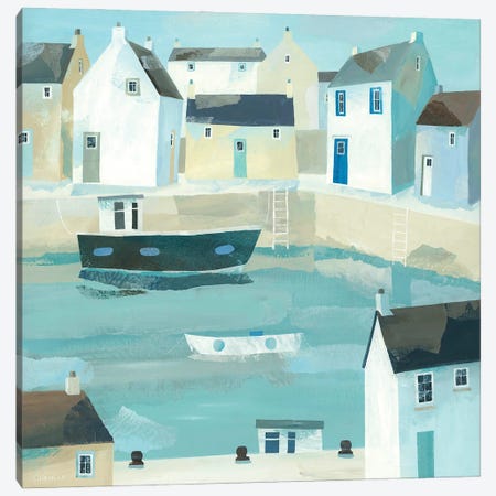 Little Harbour Canvas Print #HYC102} by Claire Henley Canvas Wall Art