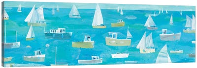 Messing About On Boats Canvas Art Print - Claire Henley