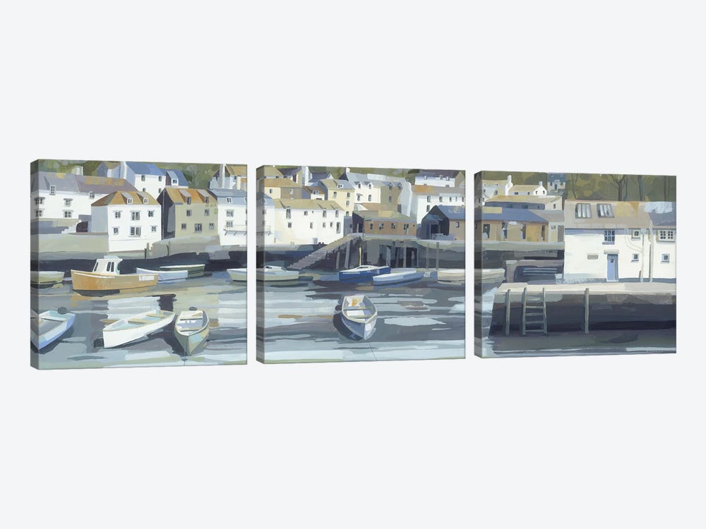 Polperro by Claire Henley 3-piece Canvas Print