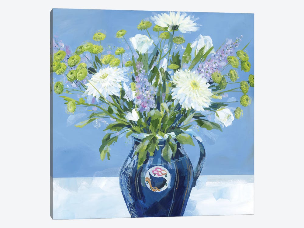 The Blue Vase by Claire Henley 1-piece Canvas Print