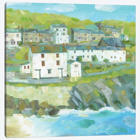 Portloe Canvas Print #HYC124} by Claire Henley Canvas Print