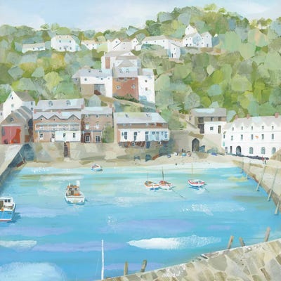 Clovelly by Claire Henley framed canvas print
