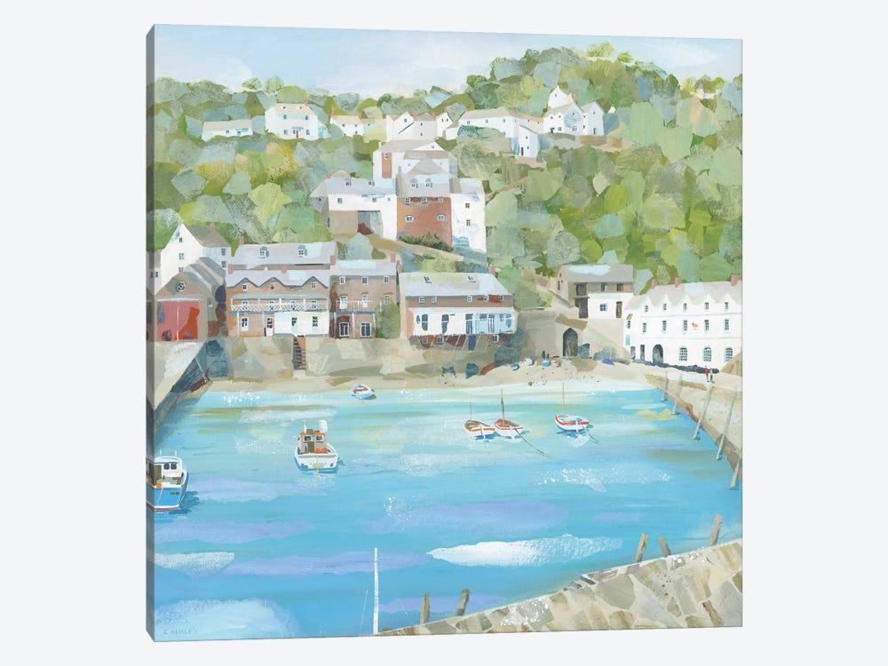Clovelly by Claire Henley 1-piece Canvas Art