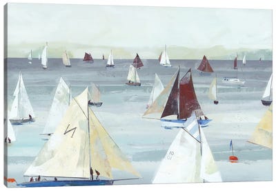 Classic Boats, St Mawes Canvas Art Print - Claire Henley