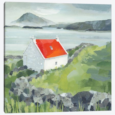 Loch Shieldaig Canvas Print #HYC136} by Claire Henley Canvas Wall Art