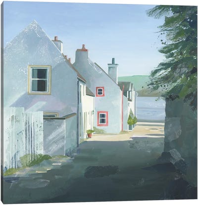 Early Morning, Cromarty Canvas Art Print - Claire Henley