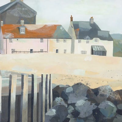 West Bay by Claire Henley framed canvas print