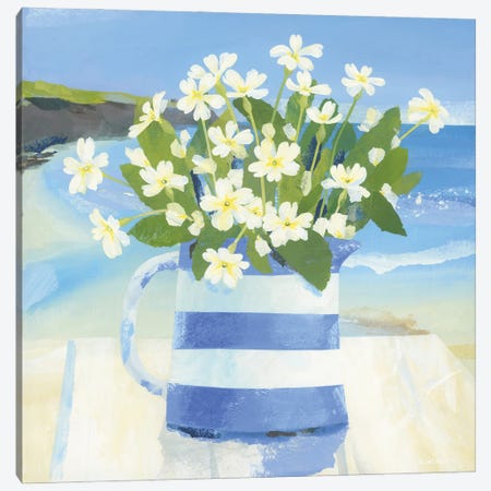 Spring At Porthcurnick Canvas Print #HYC13} by Claire Henley Canvas Print