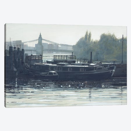 Early Morning, Hammersmith Canvas Print #HYC140} by Claire Henley Canvas Artwork