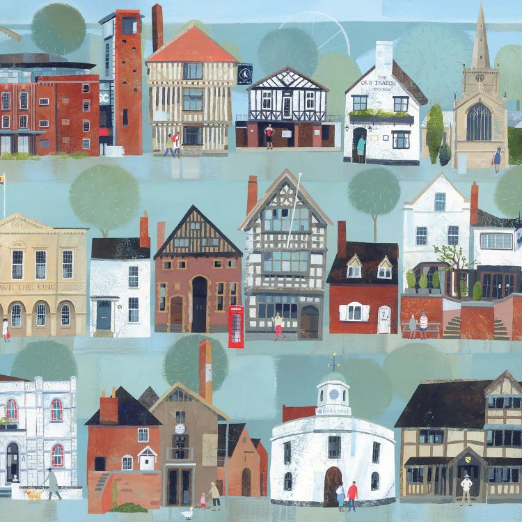 Stratford Favourites by Claire Henley wall art