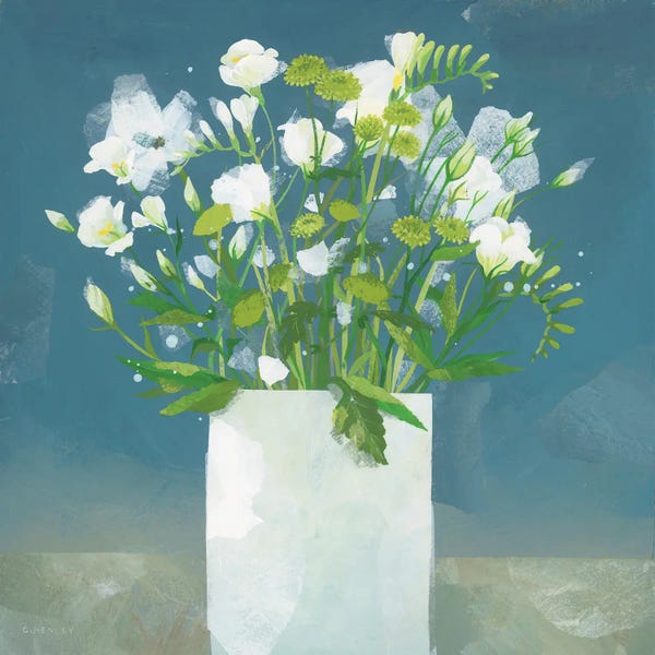 Claire Henley: White Flowers by Claire Henley