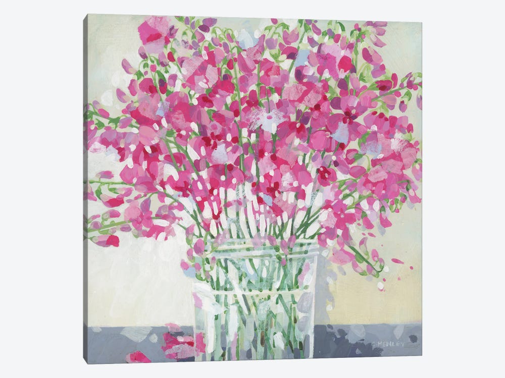 Sweet Peas by Claire Henley 1-piece Art Print