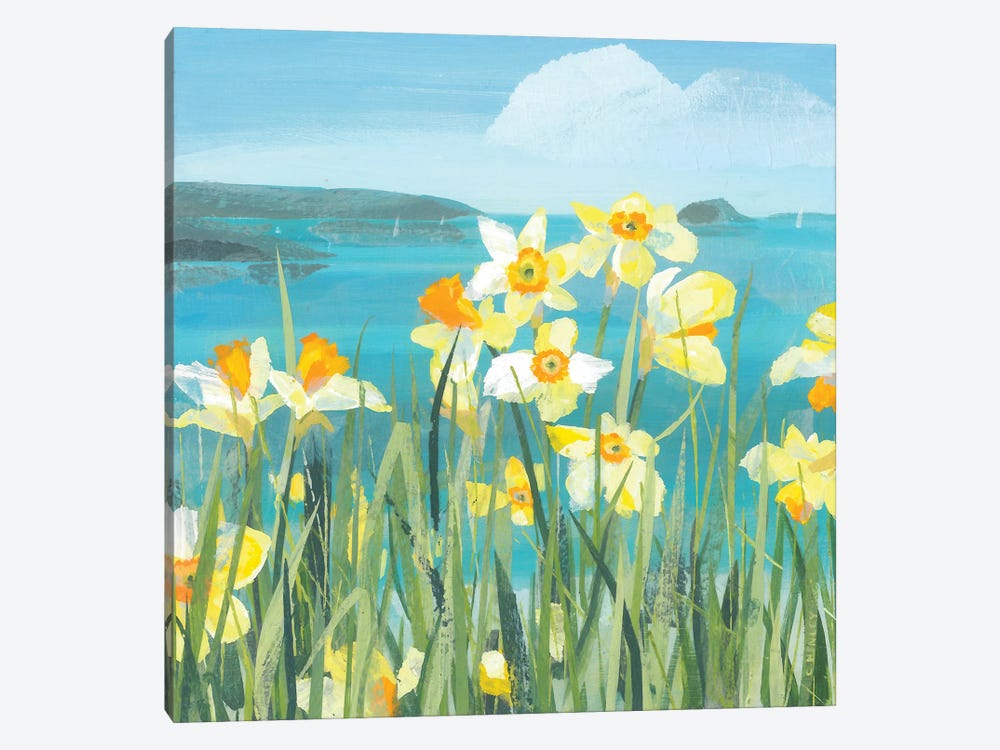 Coastal Spring by Claire Henley 1-piece Canvas Artwork