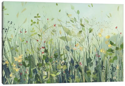 Autumn Hedge Canvas Art Print - Claire Henley