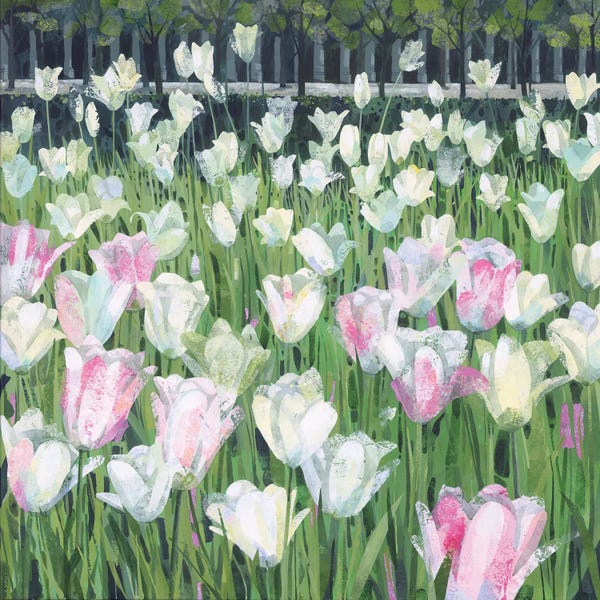 Claire Henley: Tulips At The Palais Royal by Claire Henley