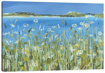 Across To Daymer Bay Canvas Art Print - Claire Henley