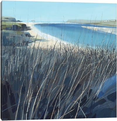 Out To Sea, Camel Estuary Canvas Art Print - Cottagecore Goes Coastal