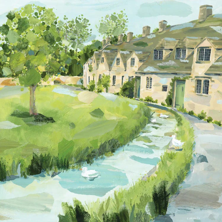 Arlington Row, Bibury by Claire Henley wall art
