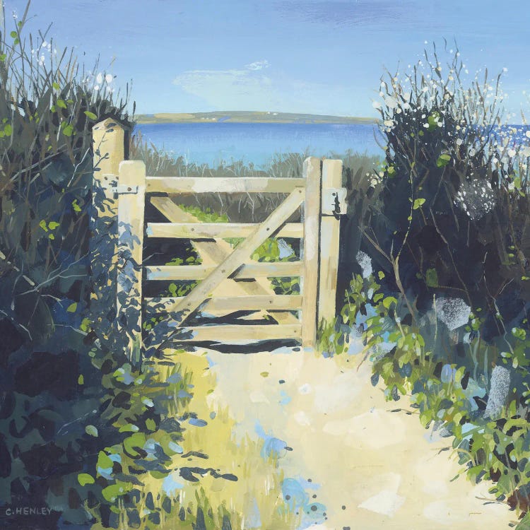 Coast Path, Cornwall by Claire Henley wall art