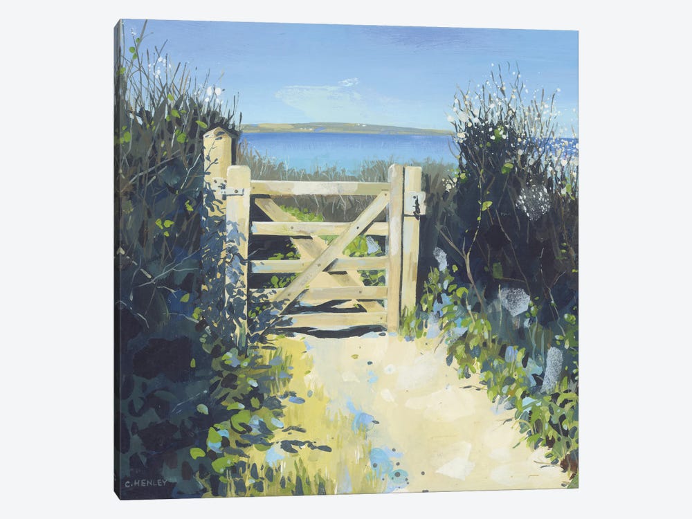 Coast Path, Cornwall by Claire Henley 1-piece Canvas Art