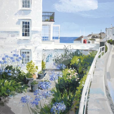 Glimpse Of The Sea by Claire Henley canvas print