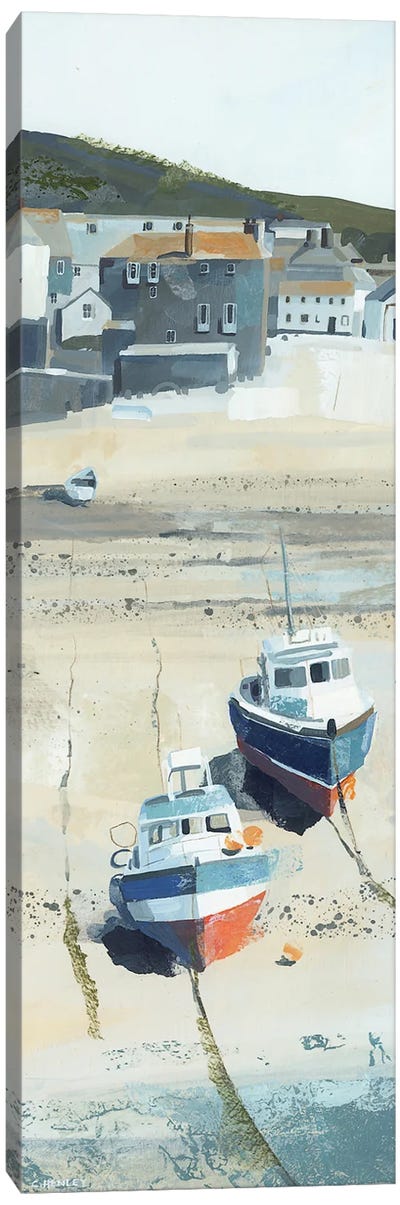 Low Tide, Port Isaac Canvas Art Print - Claire Henley