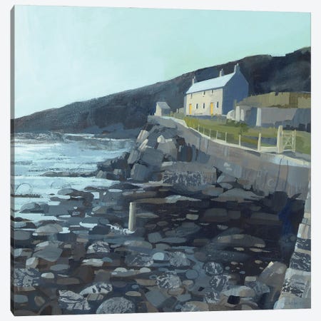 Rocky Beach, Port Quin Canvas Print #HYC72} by Claire Henley Canvas Art Print
