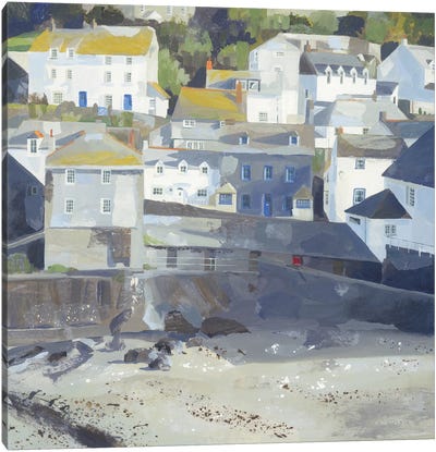 Midday Sun, Port Isaac Canvas Art Print - Claire Henley