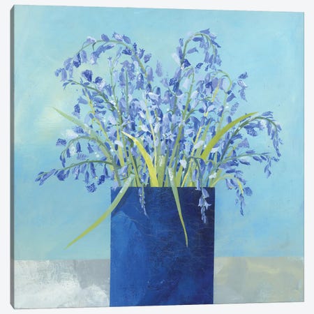 Bluebell Vase Canvas Print #HYC7} by Claire Henley Canvas Print