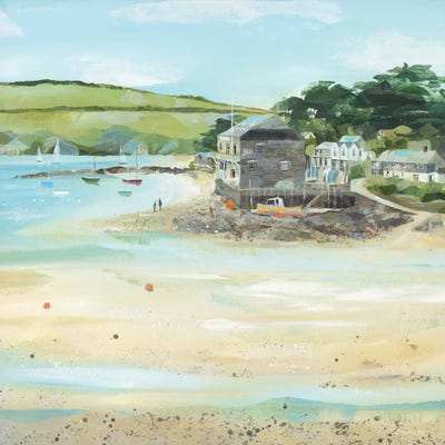 Rock by Claire Henley framed canvas print