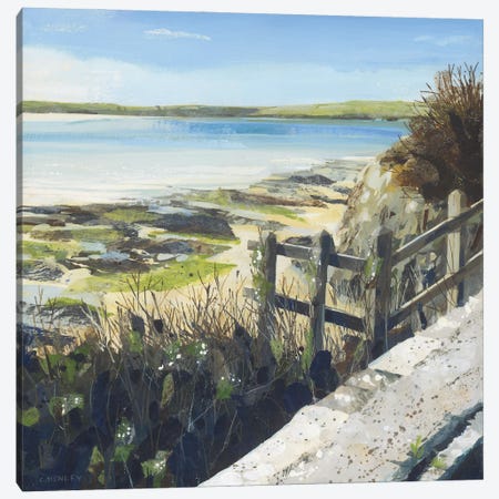 Daymer Bay Canvas Print #HYC82} by Claire Henley Canvas Art