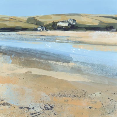 Hawkers Cove by Claire Henley framed canvas print