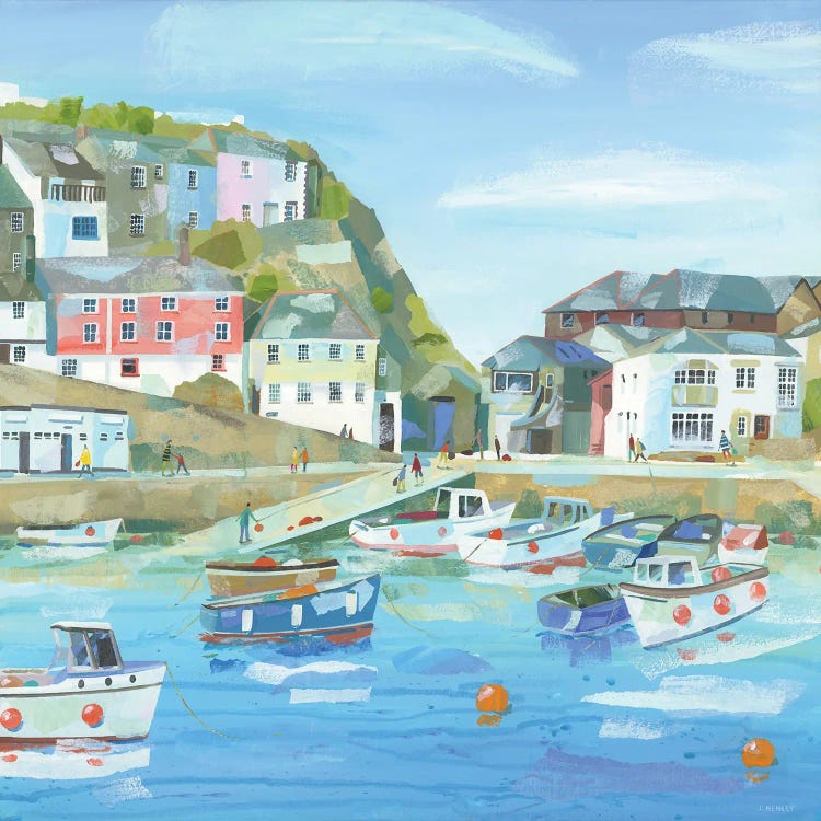 Mevagissey by Claire Henley wall art