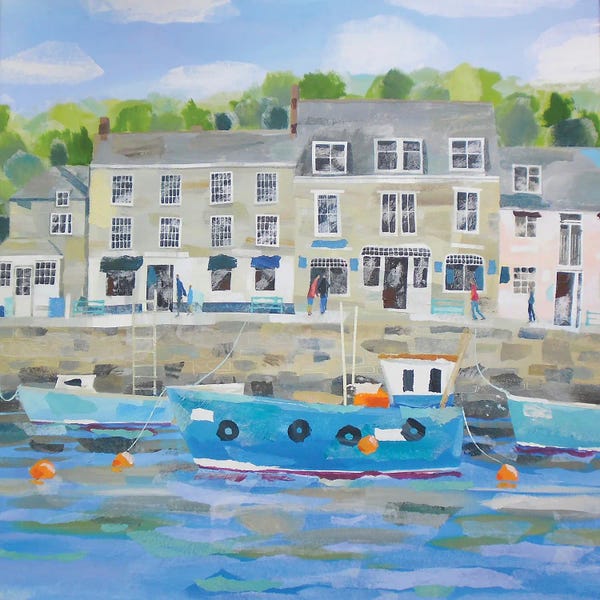 Claire Henley: Padstow Harbour by Claire Henley