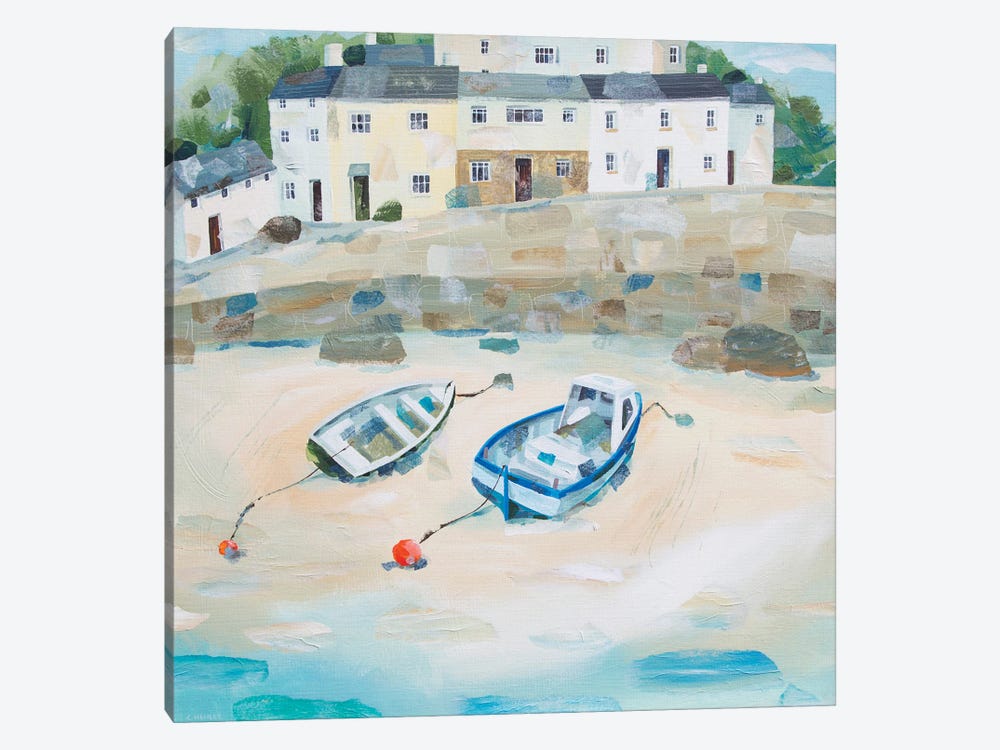 Two Boats On The Sand by Claire Henley 1-piece Art Print