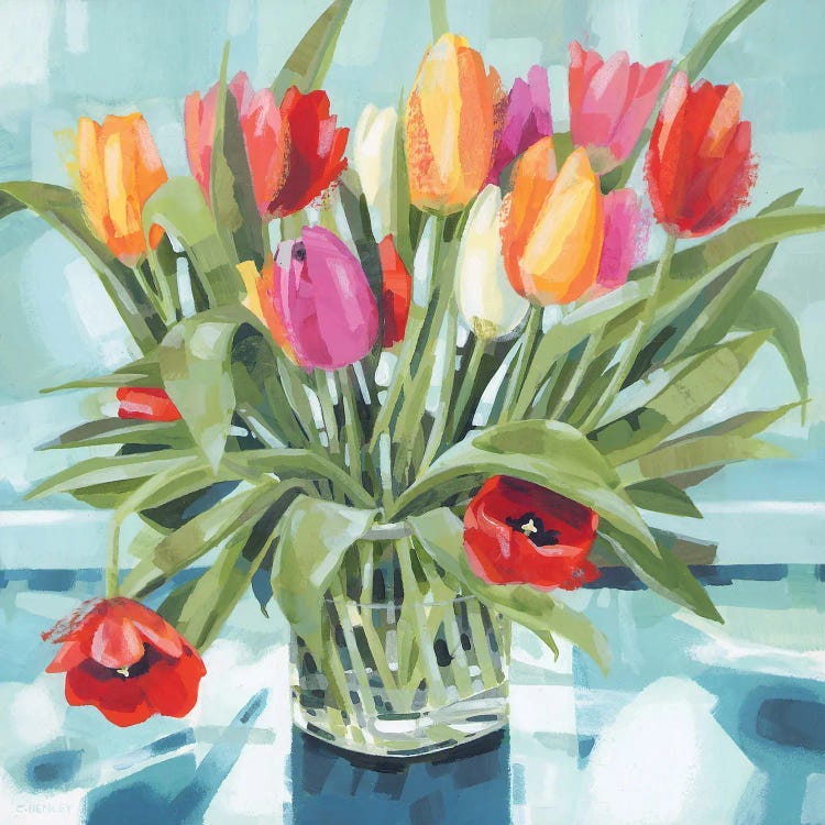 Flowers From Philly And Julia by Claire Henley wall art