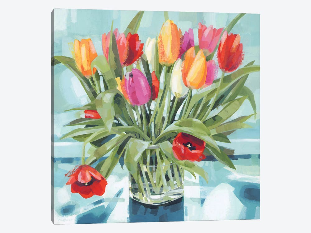 Flowers From Philly And Julia by Claire Henley 1-piece Art Print