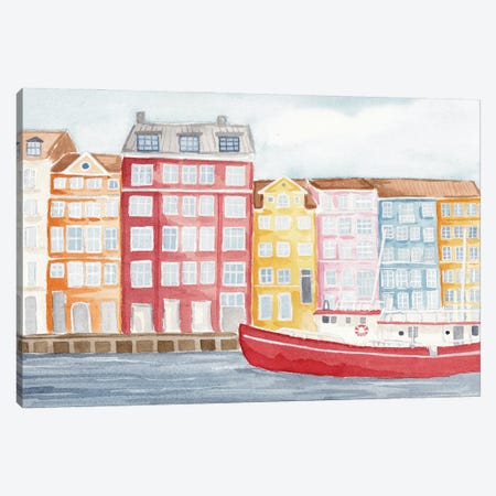 Copenhagen Denmark Canvas Print #HYD12} by Sarah Hayden Canvas Wall Art
