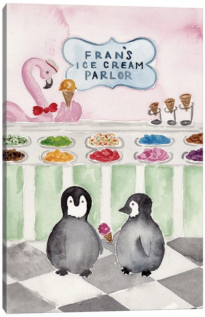 Fran's Ice Cream Parlor Canvas Art Print - Sarah Hayden